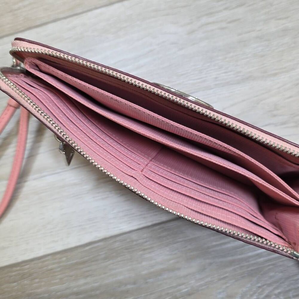Coach Blush Pink Edie Shoulder Bag + Matching Wallet - Picture 15 of 16